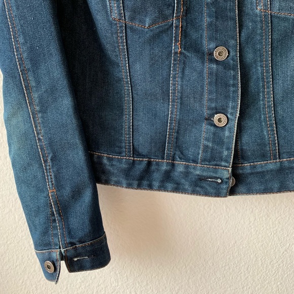 Gap Vintage Dark Blue Denim Jean Jacket - Picture 5 of 8